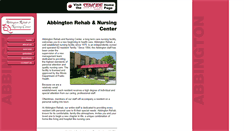 Desktop Screenshot of abbingtonrehab.com